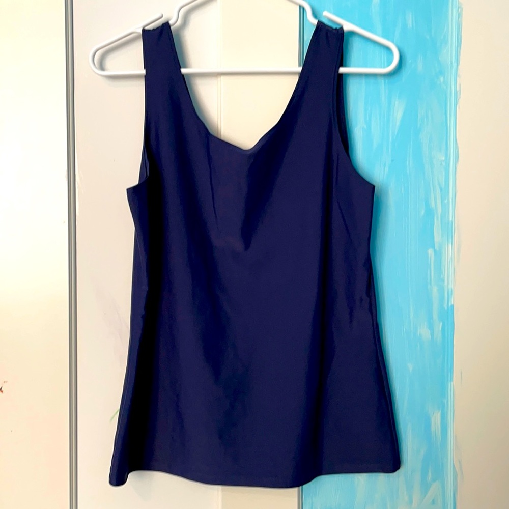 Jude Connally navy tank top size Largge